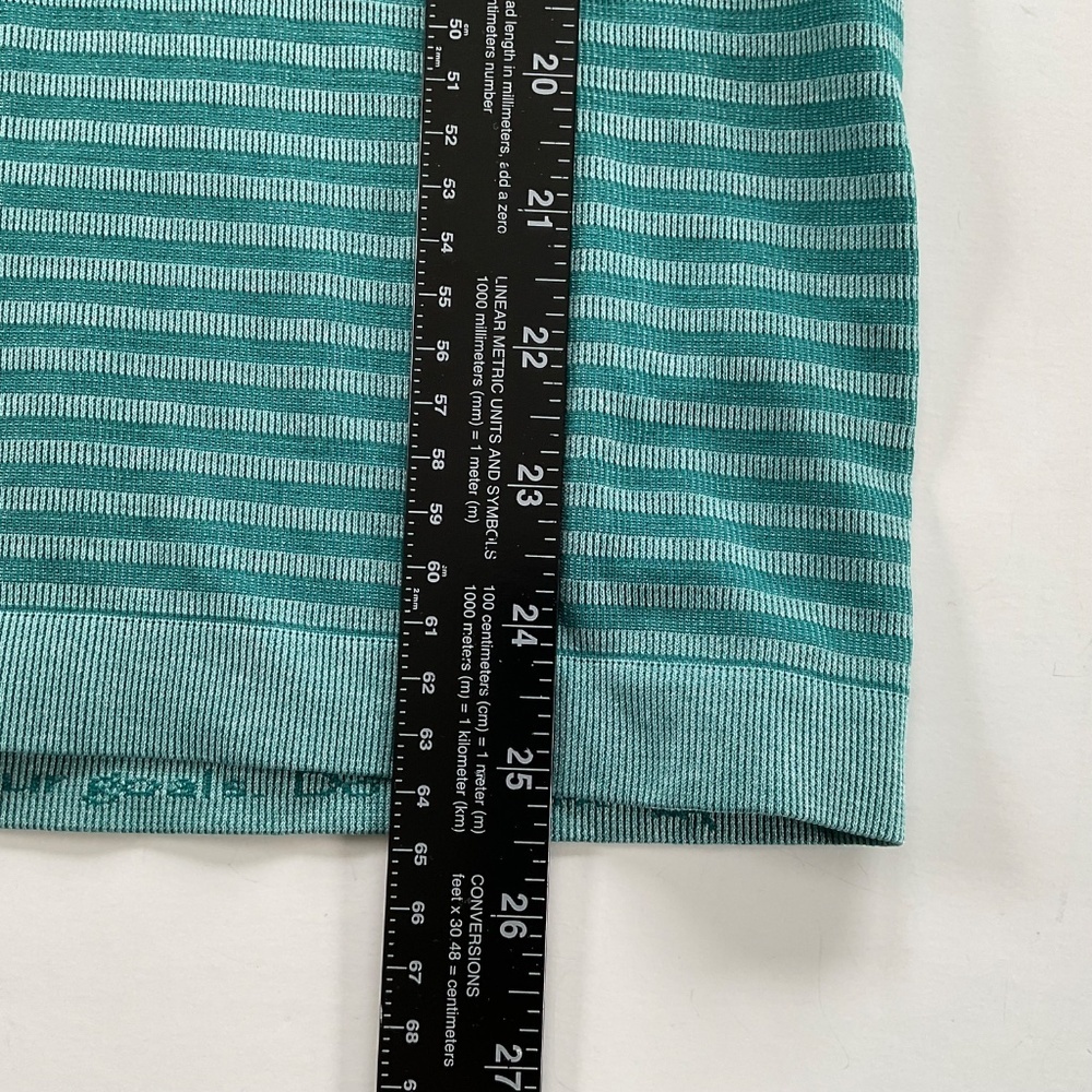 Lululemon Swiftly Tech Long Sleeve Crew Sz 6 Heathered Forage Teal Gym Run Yoga - Picture 4 of 13